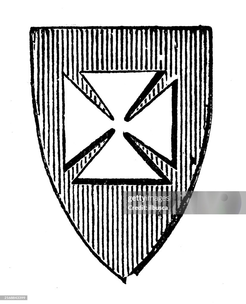 Heraldry coat of arms and flag elements: Charges, Cross Paté of Formé