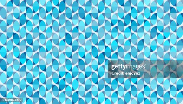 seamless blue retro pattern background wallpaper - tapetenmuster stock-grafiken, -clipart, -cartoons und -symbole