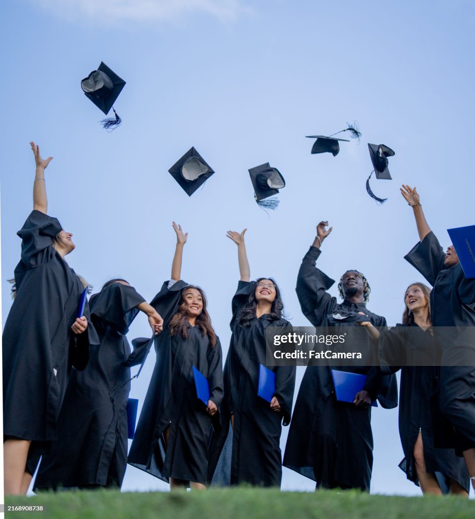 Graduation Cap Toss