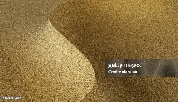 abstract gold glitter sand pattern - gold sand texture stock pictures, royalty-free photos & images