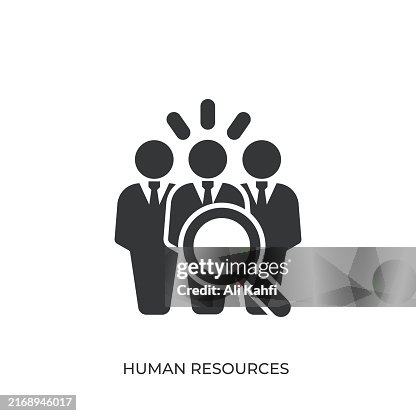 Human Resources glyph solid icon. Solid icon that can be applied anywhere, simple, pixel perfect and modern style Human Resources glyph solid icon. Solid icon that can be applied anywhere, simple, pixel perfect and modern style