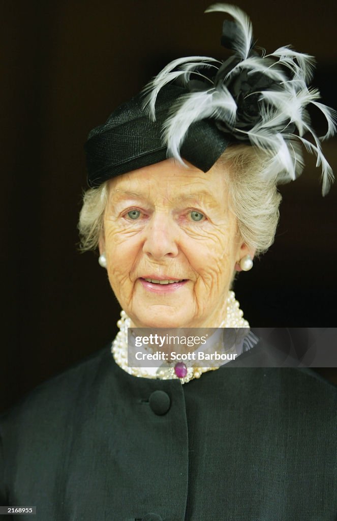 Memorial Service Held for Queens Dressmaker, Sir Hardy Amies