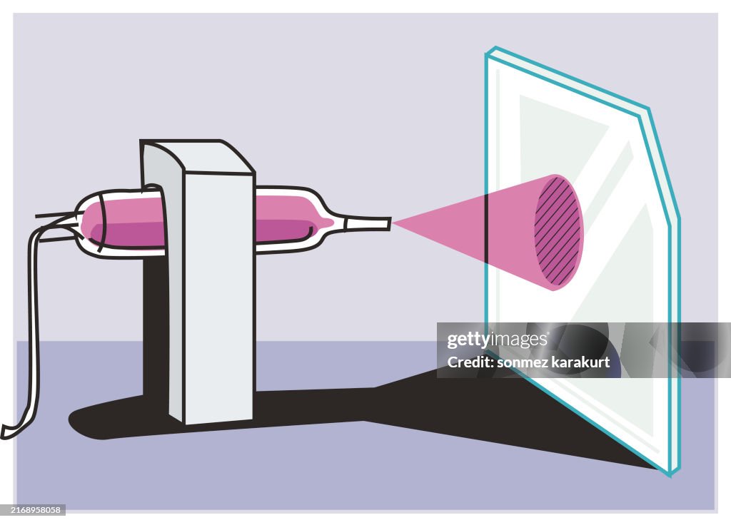 Uv Rays Reflection Ultraviolet Ray Reflected On Glass High-Res Vector Graphic - Getty Images