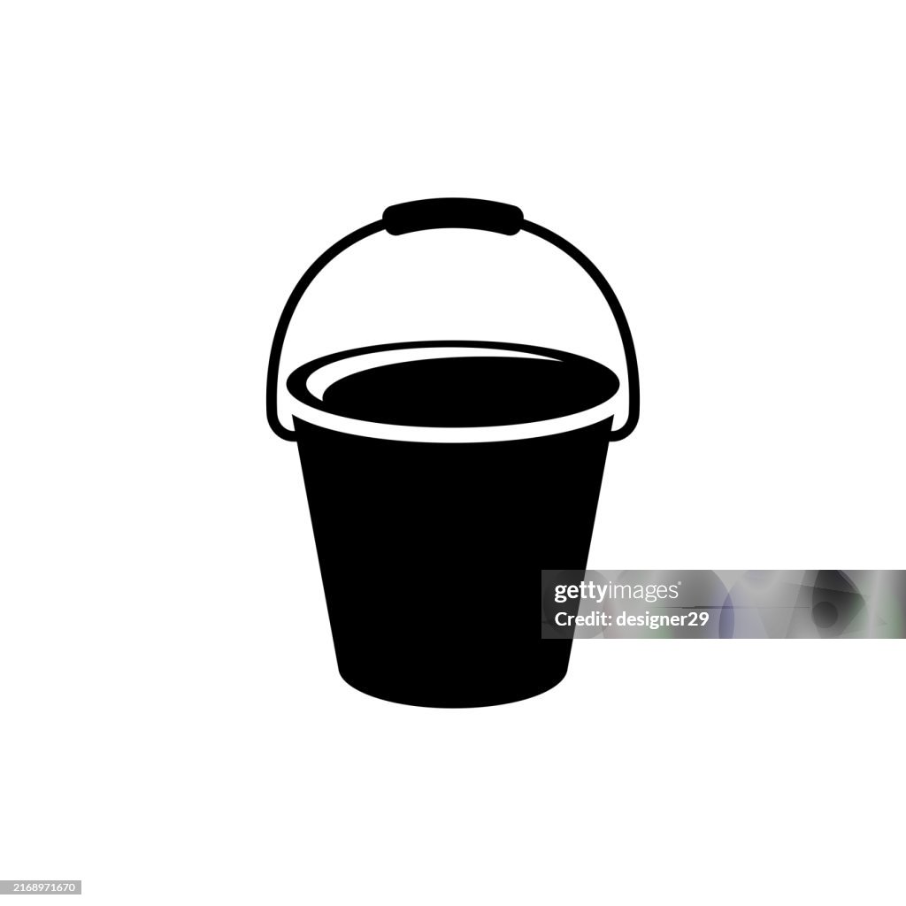Bucket icon vector design