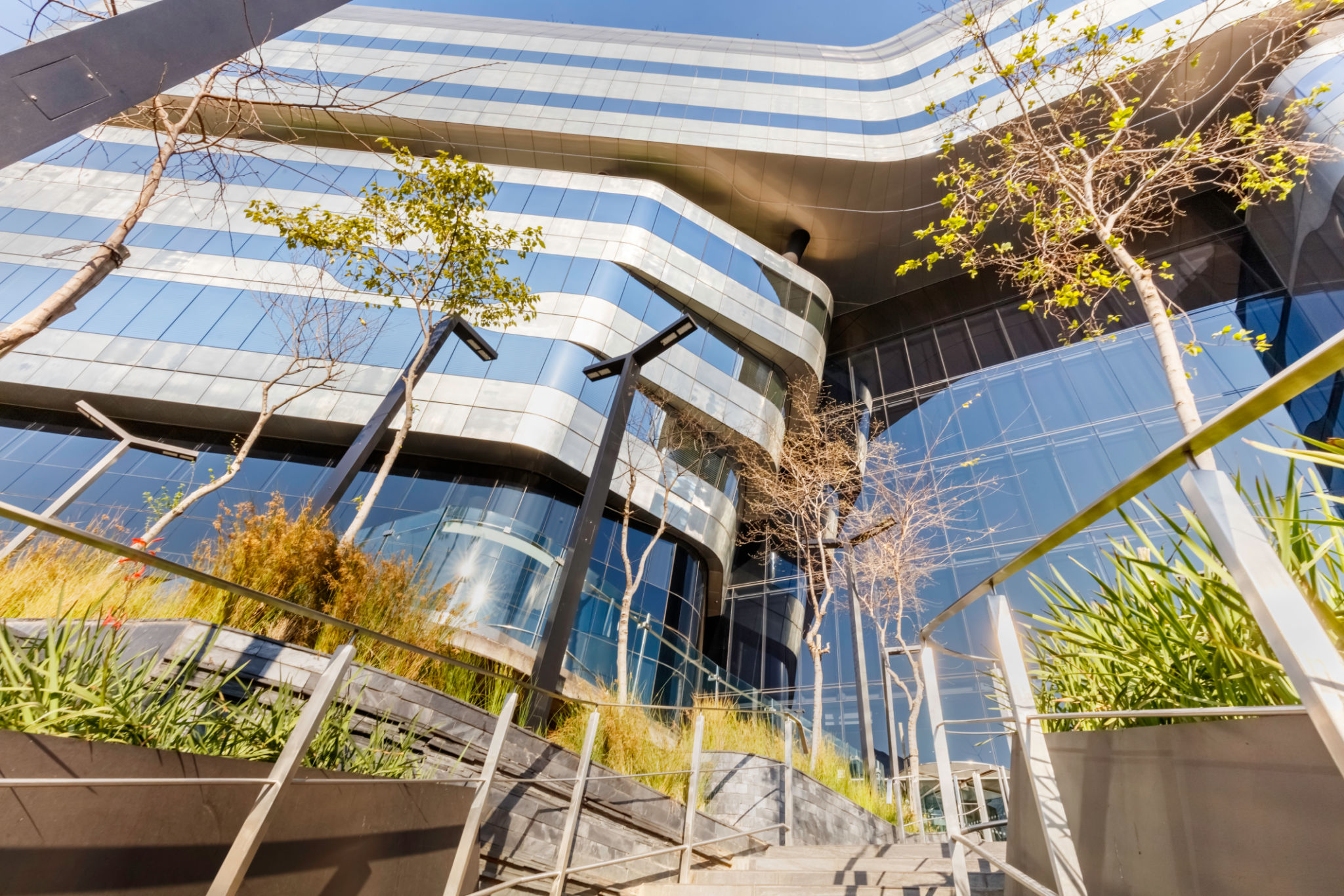 Office Building with Gardens Office Building with Gardens