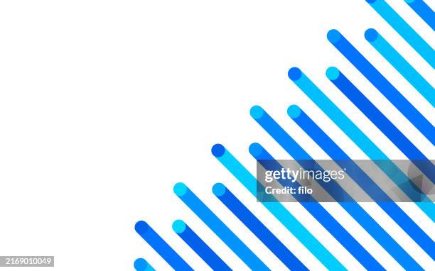 dash blue abstract lines modern background - funkwelle stock-grafiken, -clipart, -cartoons und -symbole