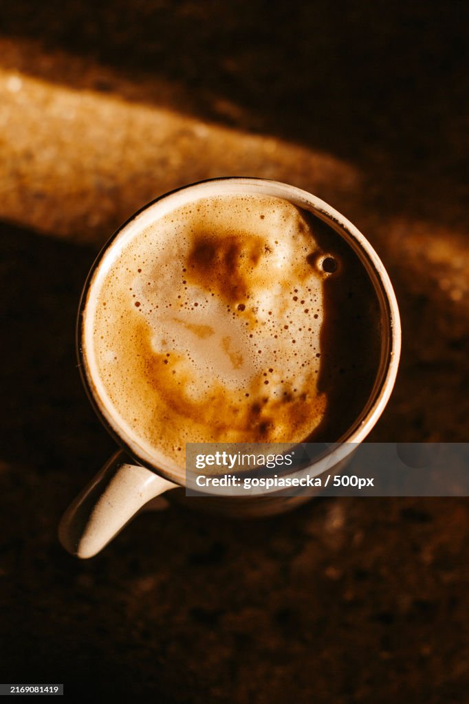 Close-up of coffee on table,Wielkopolskie,Poland