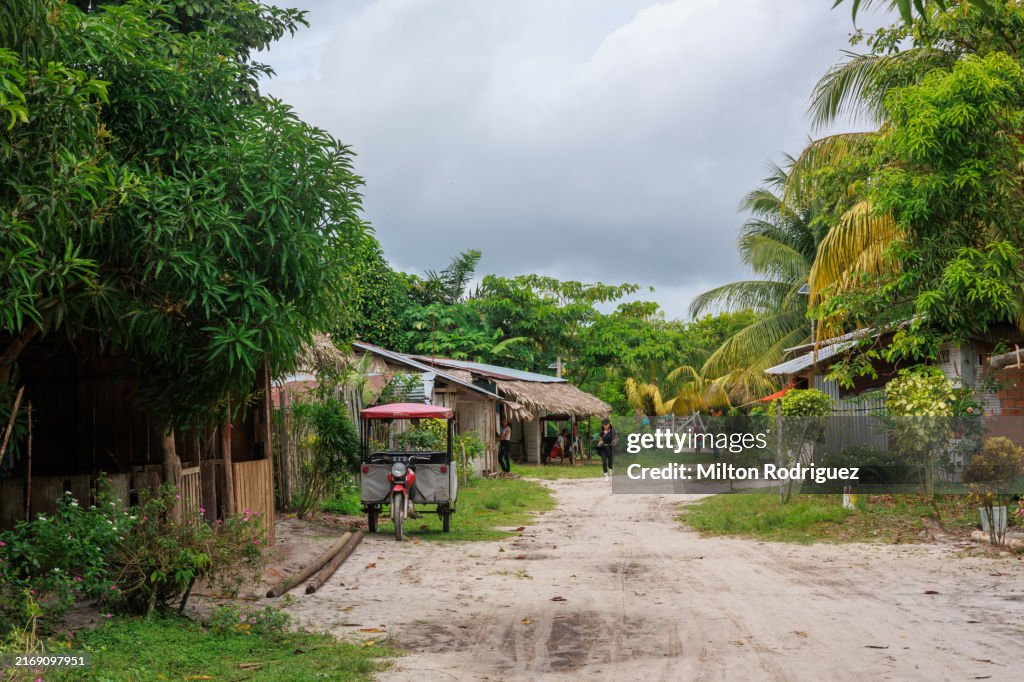 Amazonian landscape in the jungle of Peru
