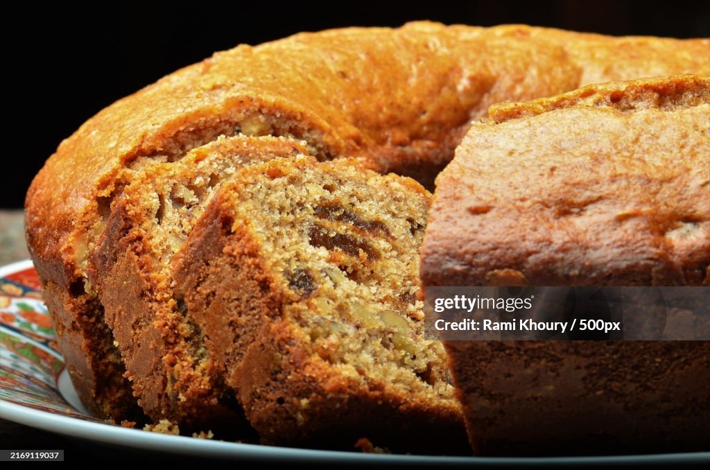 Close-up of bread in plate