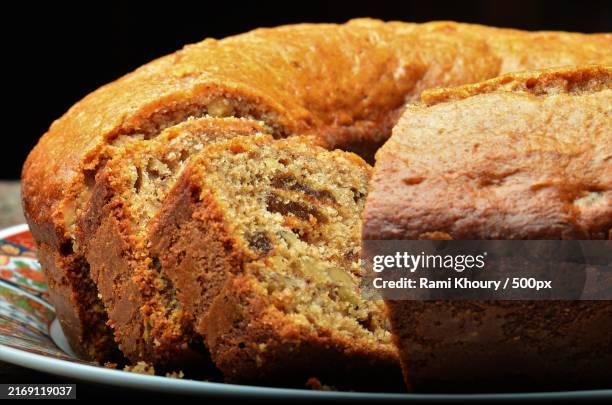 Closeup Of Bread In Plate High-Res Stock Photo