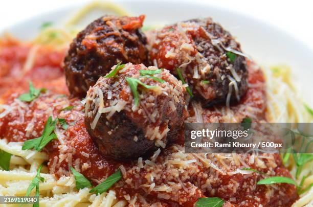 Closeup Of Food In Plate High-Res Stock Photo