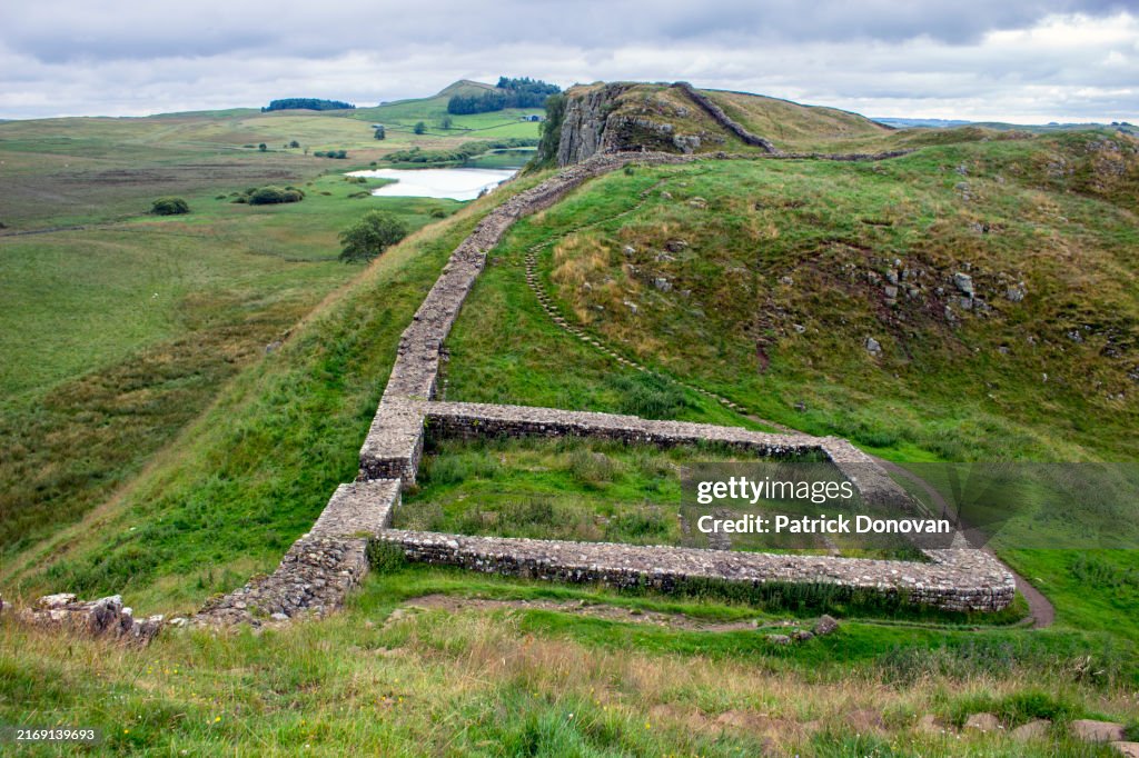 Milecastle 39, Hadrian's Wall and Crag Lough, England