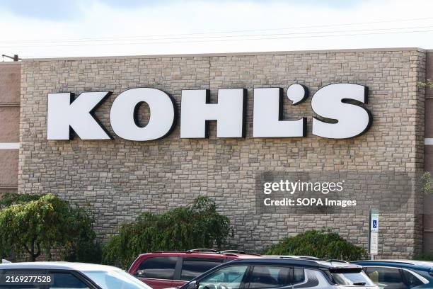 An exterior view of a Kohl's department store at the Monroe Marketplace Shopping Center.