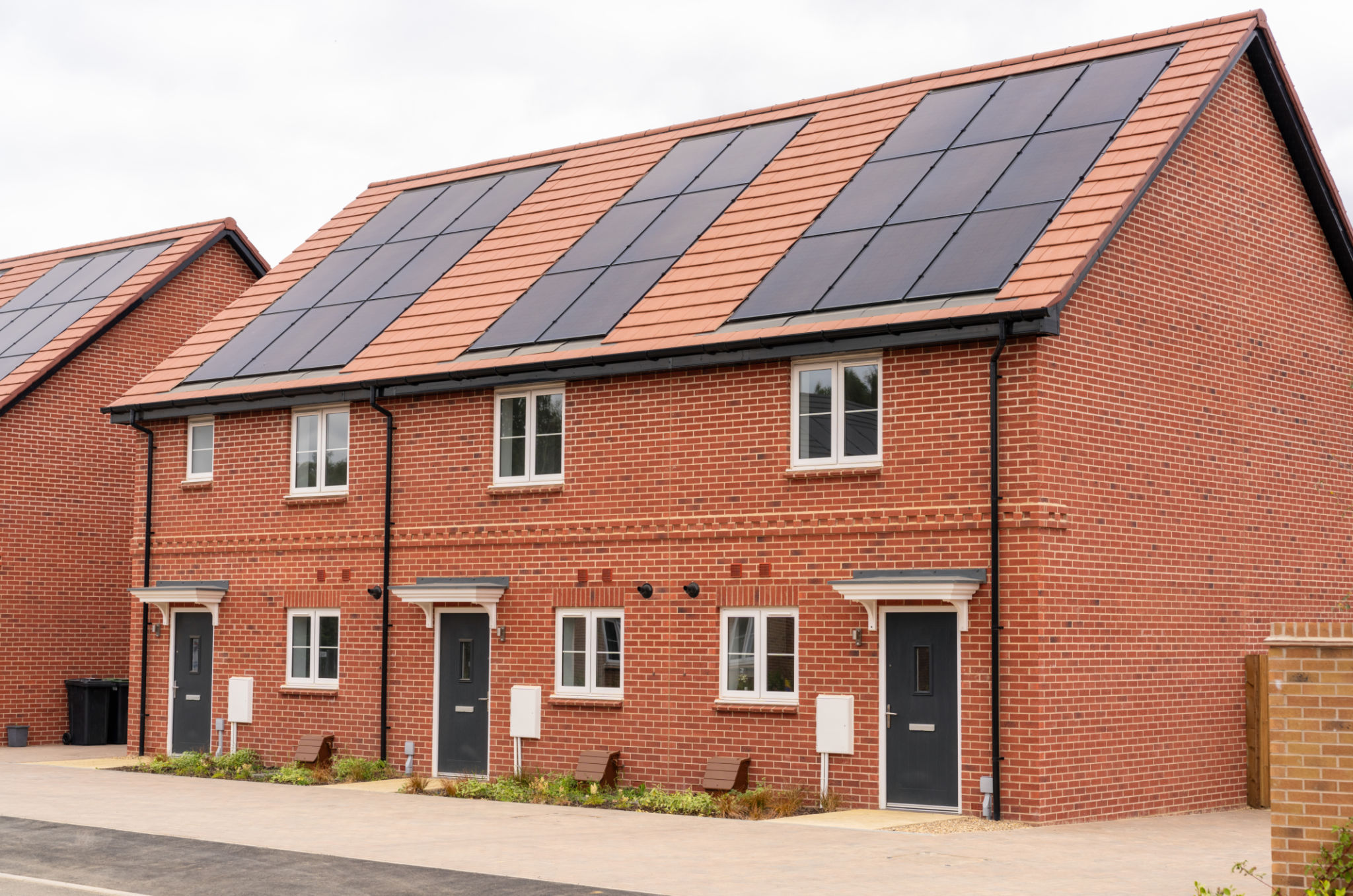 solar panels and home security