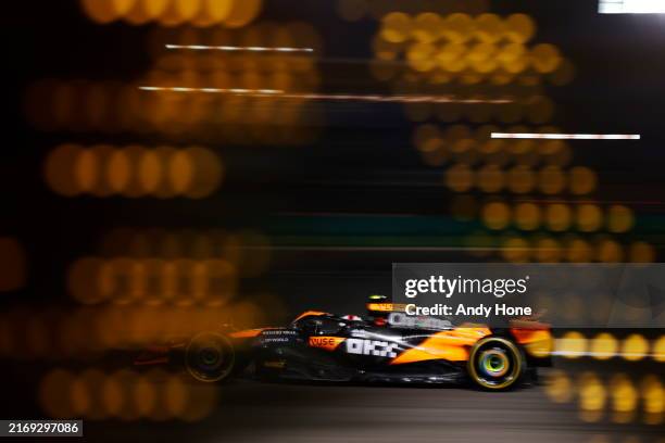 Lando Norris, McLaren MCL38 during the Pre-Season Test at Bahrain International Circuit on Wednesday February 21, 2024 in Sakhir, Bahrain.