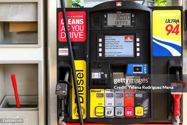 gas pump equipment close-up - diesel pump stock pictures, royalty-free photos & images