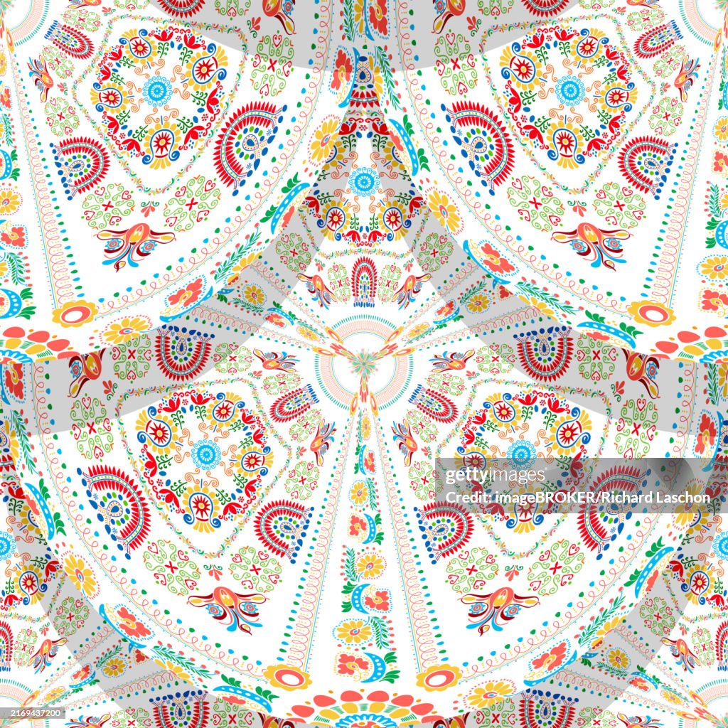 Hugarian Patterns Seamless Pattern Design Inspired By Traditional Hungarian Embroidery ...