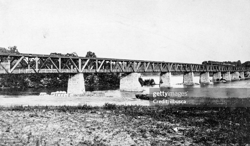 Antique Photograph: Bridge, Florence, Alabama