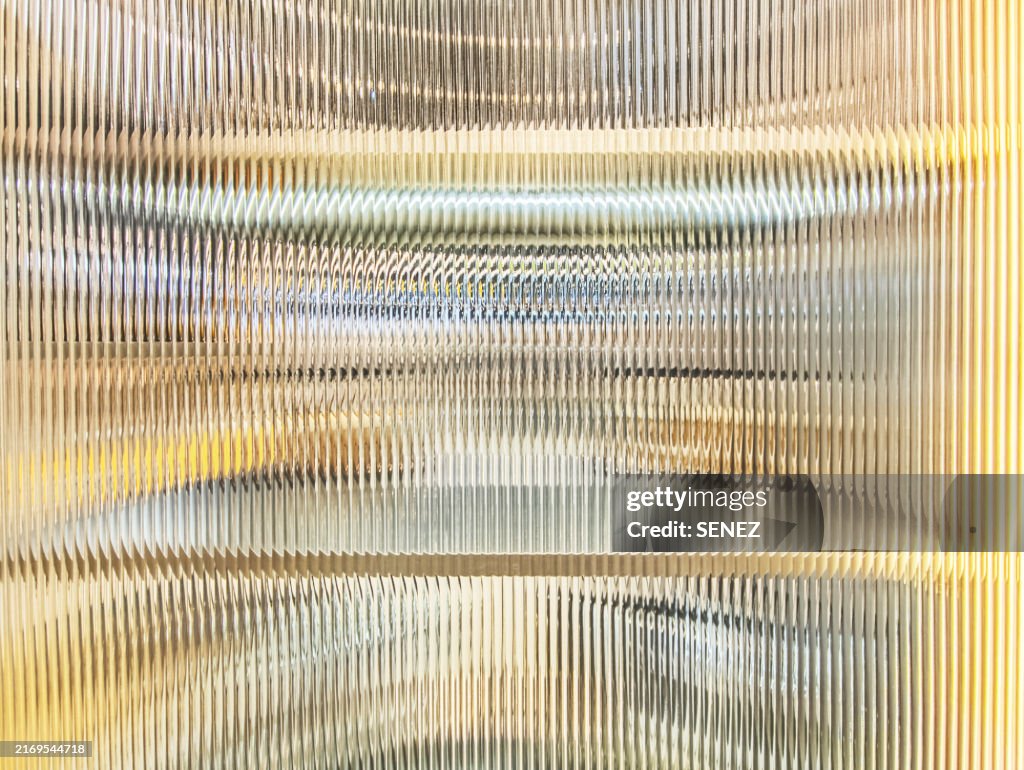 Light through the lines on the Textured Glass