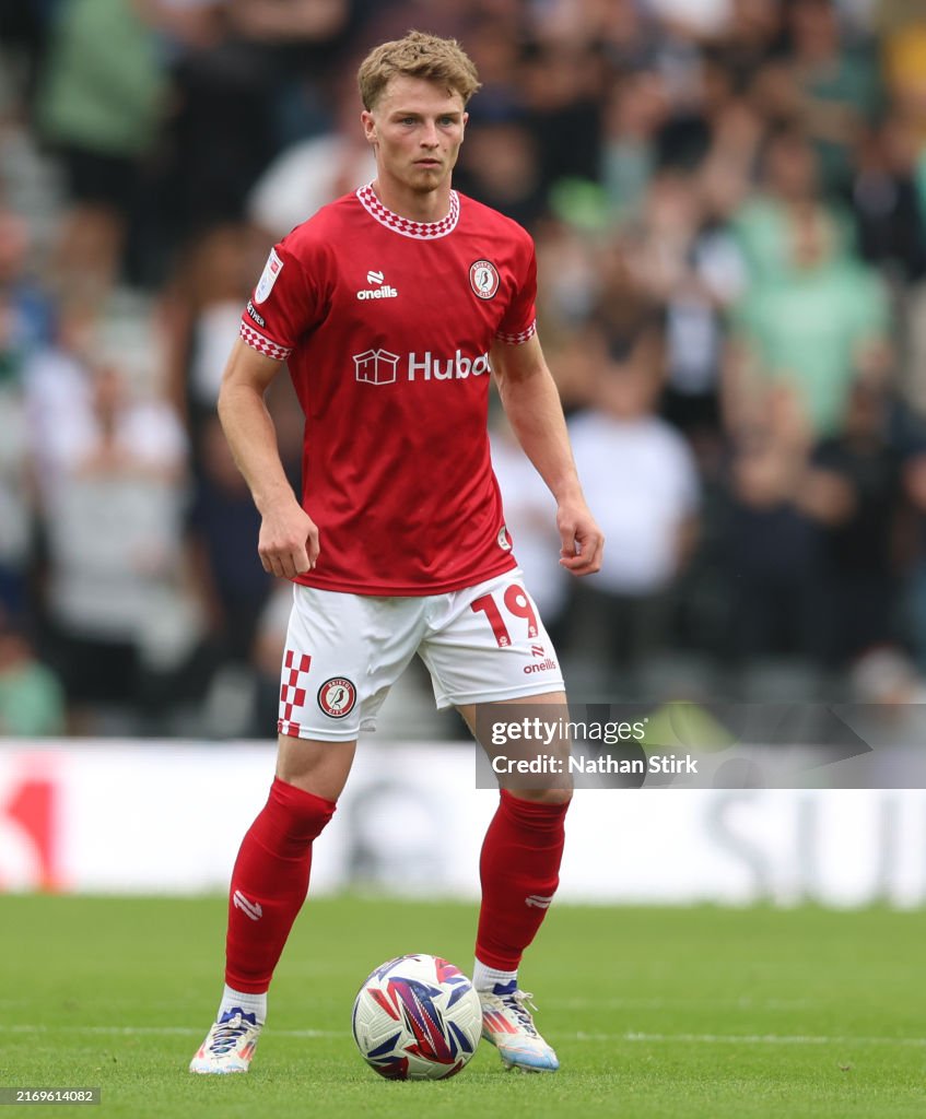 George Tanner George Tanner of Bristol City during the Sky Bet Championship match ...