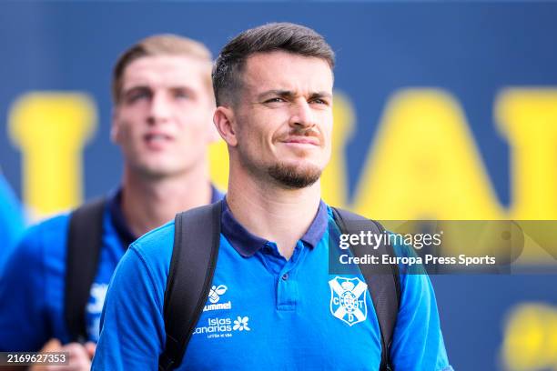 Adrian Guerrero of CD Tenerife lo-during the Spanish league, LaLiga Hypermotion, football match played between Cadiz FC and CD Tenerife at Nuevo...