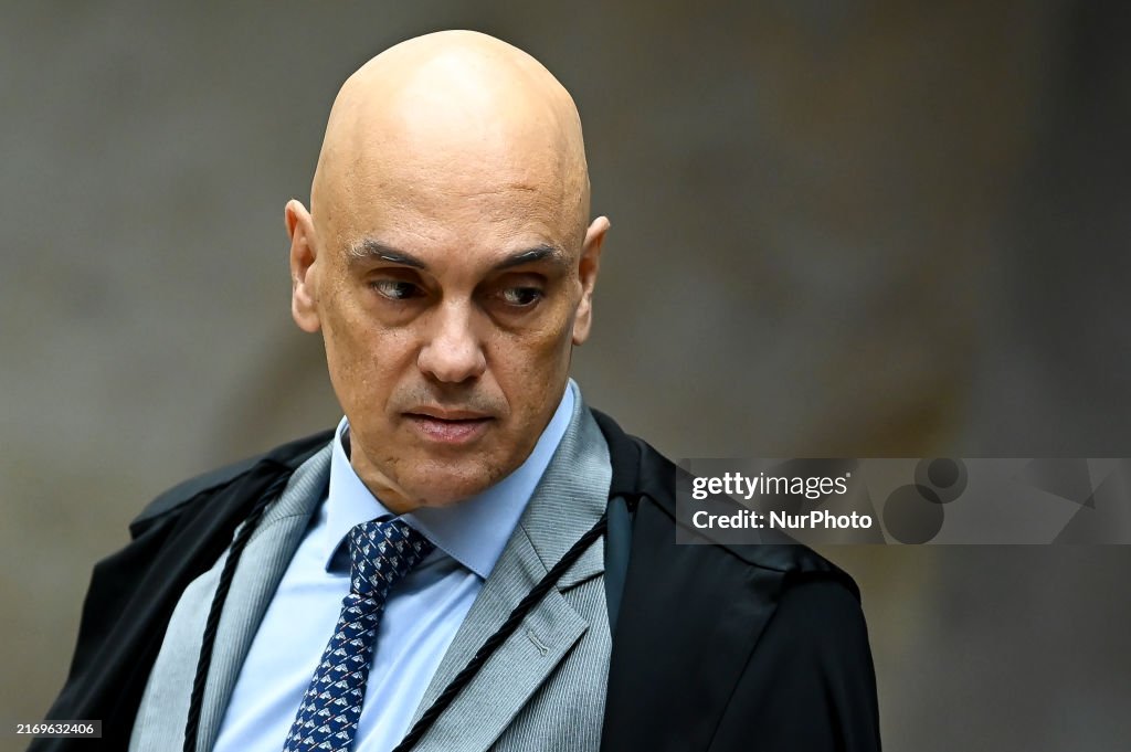 Brazil's Supreme Court Justice Alexandre De Moraes