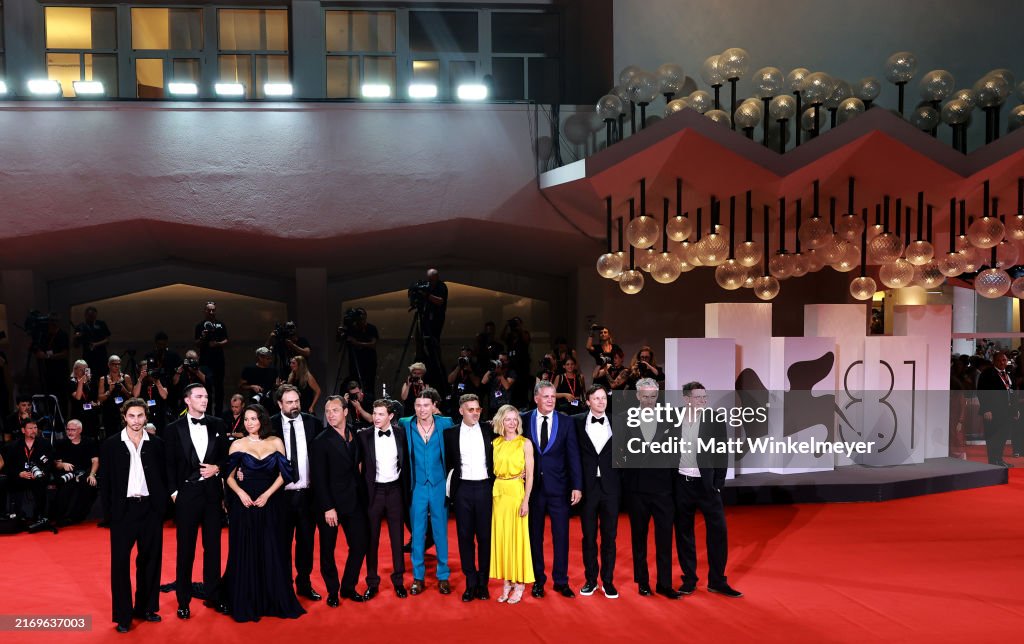 "The Order" Red Carpet - The 81st Venice International Film Festival
