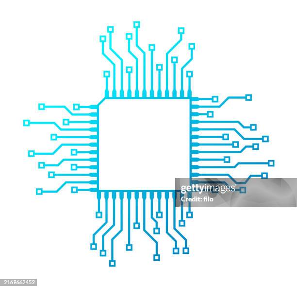 circuit board cpu computer technology design background - cyber-security-white-background stock illustrations