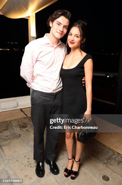 Louis Partridge and Olivia Rodrigo celebrate the Venice International Film Festival World Premiere of the Apple TV+ limited series “DISCLAIMER” at...