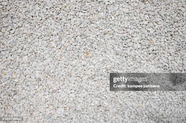 white gravel texture - gravel stock pictures, royalty-free photos & images