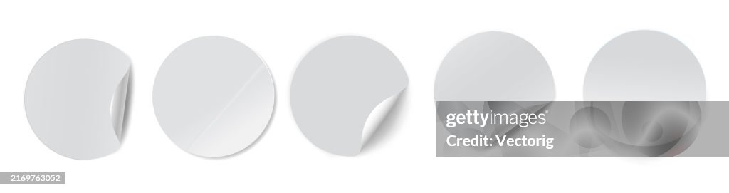 Round Rilver Template Versatile Round Sticker And Label Mockups Highquality Editable ...