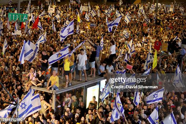 Protesters Condemn Netanyahu's Neglect Of Hostages Protesters Condemn Netanyahu's Neglect Of Hostages