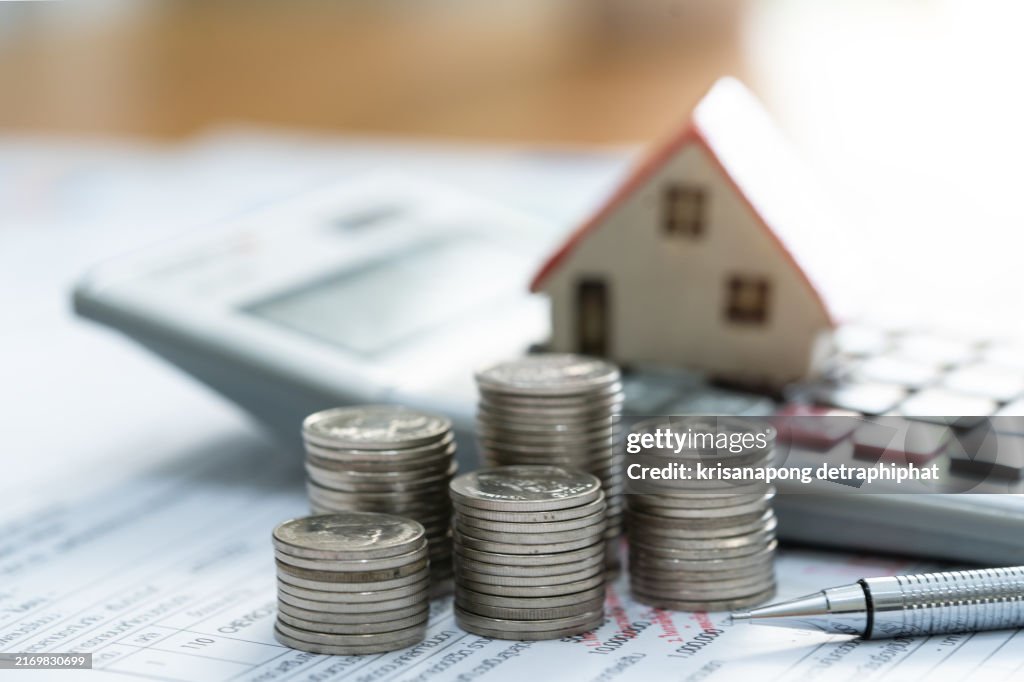 Home concept,Personal loans, insurance concept.