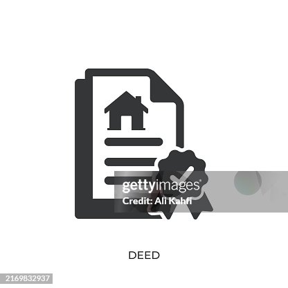 Deed glyph solid icon. Solid icon that can be applied anywhere, simple, pixel perfect and modern style Deed glyph solid icon. Solid icon that can be applied anywhere, simple, pixel perfect and modern style