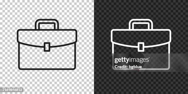 briefcase. icon for design on blank background - transparent box stock illustrations