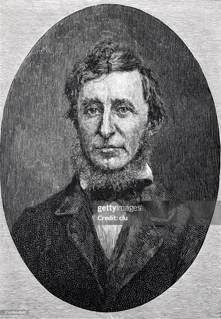 Henry D. Thoreau, American writer, manufacturer, teacher, school director, philosopher and Harvard graduate