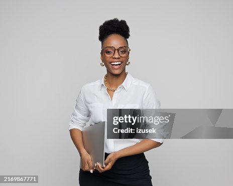 Portrait of friendly young businesswoman Portrait of friendly young businesswoman