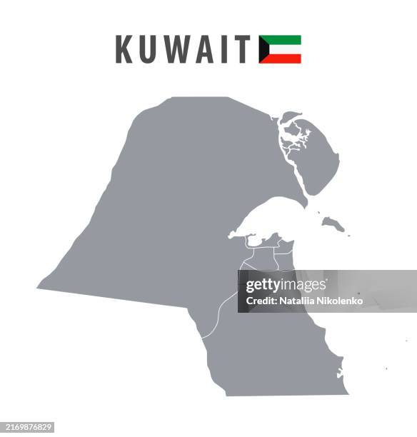 Kuwait Map Embty 80 Kuwait On World Map Stock Photos, High-Res Pictures, and Images ...