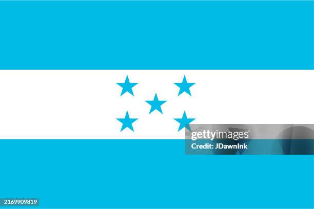 national flag of honduras - bay islands honduras stock illustrations