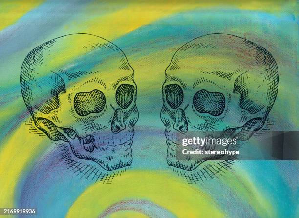 equal relation - endless reflection stock illustrations