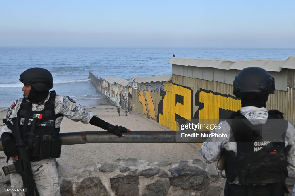 US-Mexico Border: Interactive Deported Veterans Mural In Tijuana, Mexico