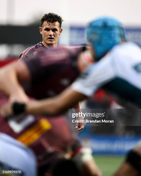 Cork , Ireland - 6 September 2024; Billy Burns of Munster during the pre-season friendly match between Munster and Gloucester at Virgin Media Park in...