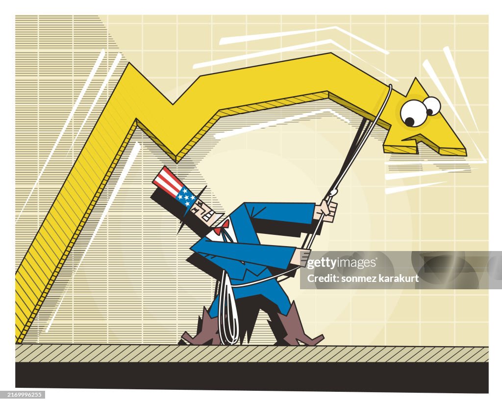 Control Inflation Abstract Images Usa America Inflation Control High-Res Vector Graphic - Getty Images