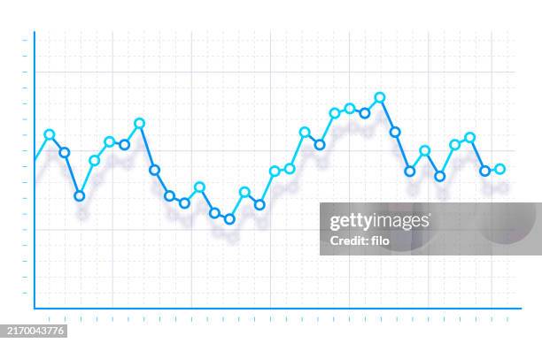 illustrations, cliparts, dessins animés et icônes de bourse marché financier matières premières bleu données analyse graphique - courbe de niveau