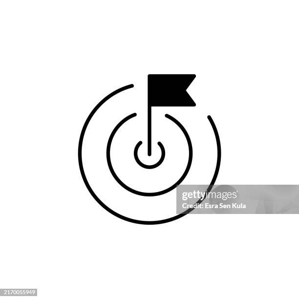 goals solid icon design. suitable for infographics, web pages, mobile apps, ui, ux, and gui design. - opportunistic-icon stock illustrations