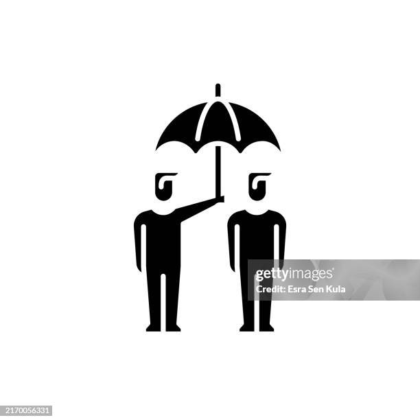 soziale absicherung, sozialversicherung, solides icon-design. geeignet für infografiken, webseiten, mobile apps, ui-, ux- und gui-design. - sicherheitsnetz stock-grafiken, -clipart, -cartoons und -symbole