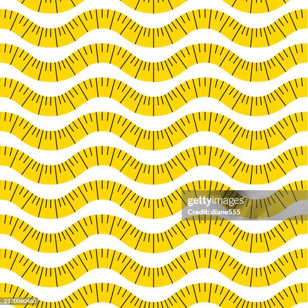 measuring tape seamless background pattern - white measuring tape stock illustrations