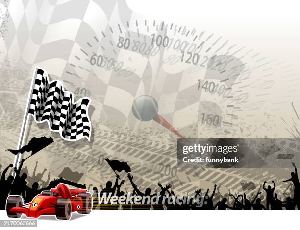 startgeschwindigkeit - zielflagge stock-grafiken, -clipart, -cartoons und -symbole