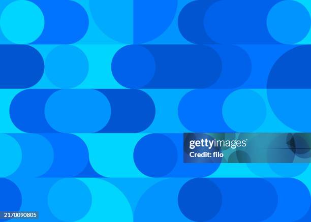 abstract modern geometric shapes background pattern - circle line pattern vector stock illustrations