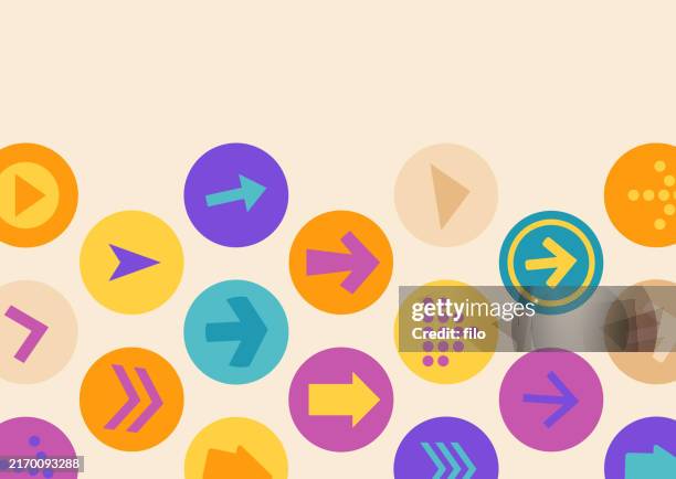 arrows forward motion direction background - arrows one direction stock illustrations